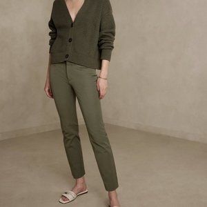 Banana Republic | Olive Sloan Slim Pant | 4P